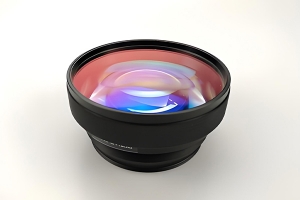 Laser focusing lens set, focusing lens